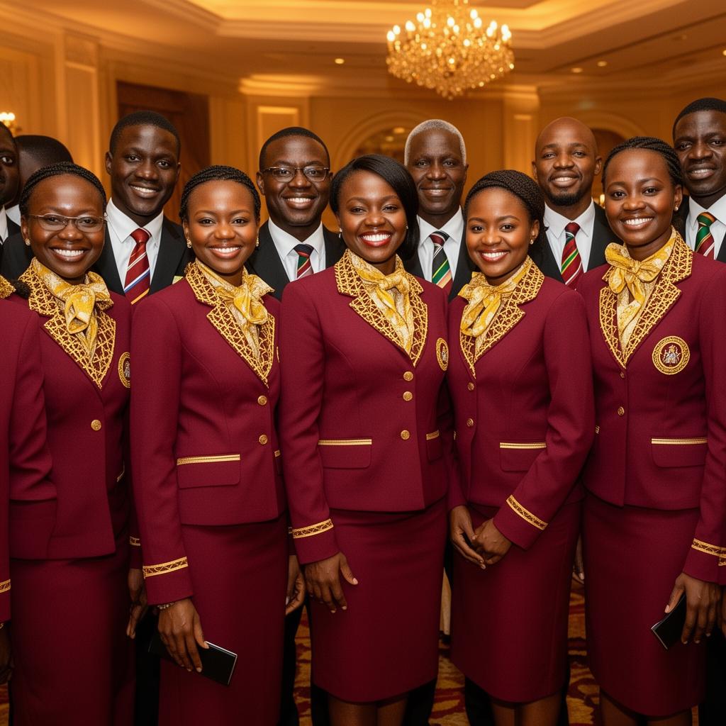 The KARIBU hospitality team